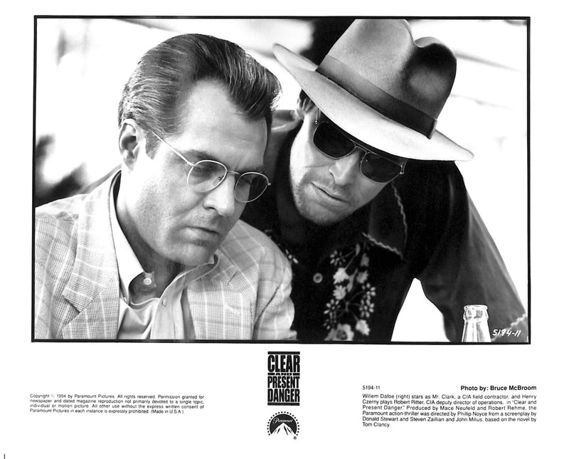 Clear and Present Danger (1994) Movie Still Full Set 8x10