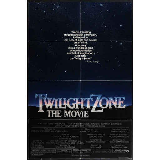 Twilight Zone: The Movie (1983) Original Movie Poster Folded 27x41 EM4-162
