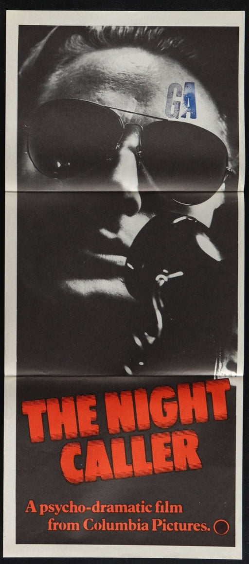 The Night Caller (1975) Original Australian Daybill Movie Poster 13x30