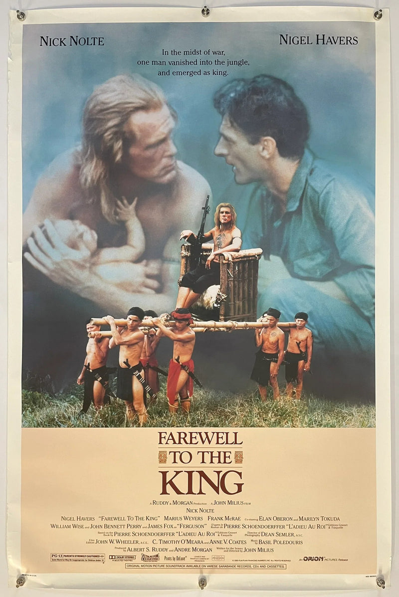 Farewell to the King (1989) Original Movie Poster 27x41