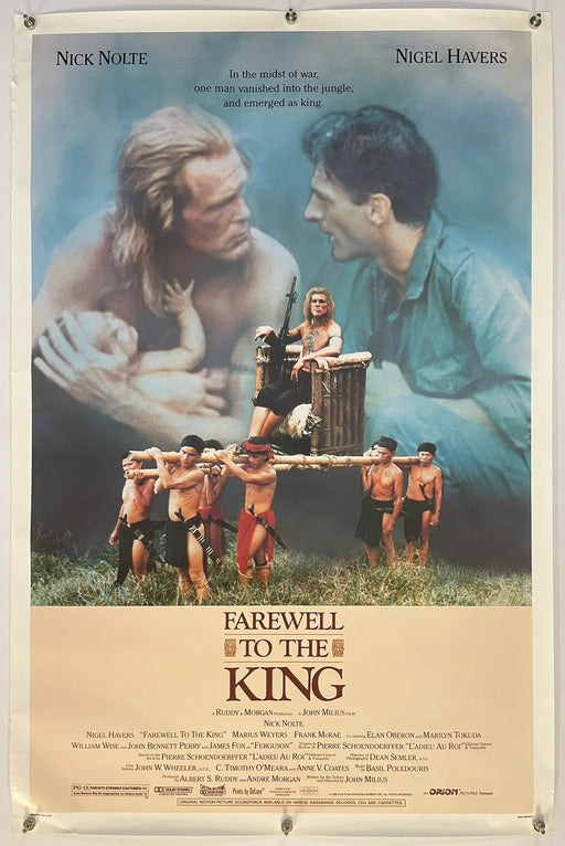Farewell to the King (1989) Original Movie Poster 27x41