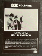 CAC Voltaire – Jim Jarmusch Retrospective (1989) Original Poster 8.25x11.75