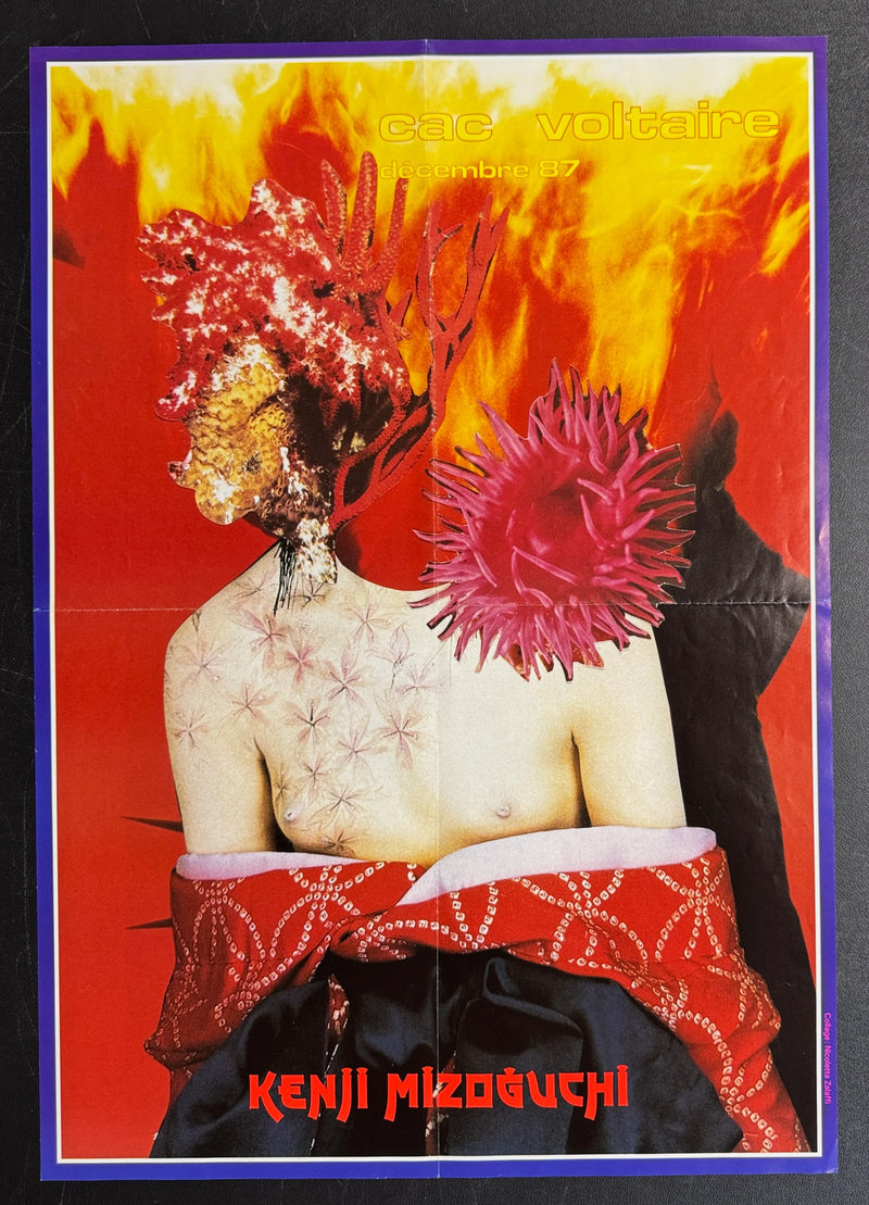Kenji Mizoguchi (1987) CAC Voltaire Poster Folded 15.75x22.75