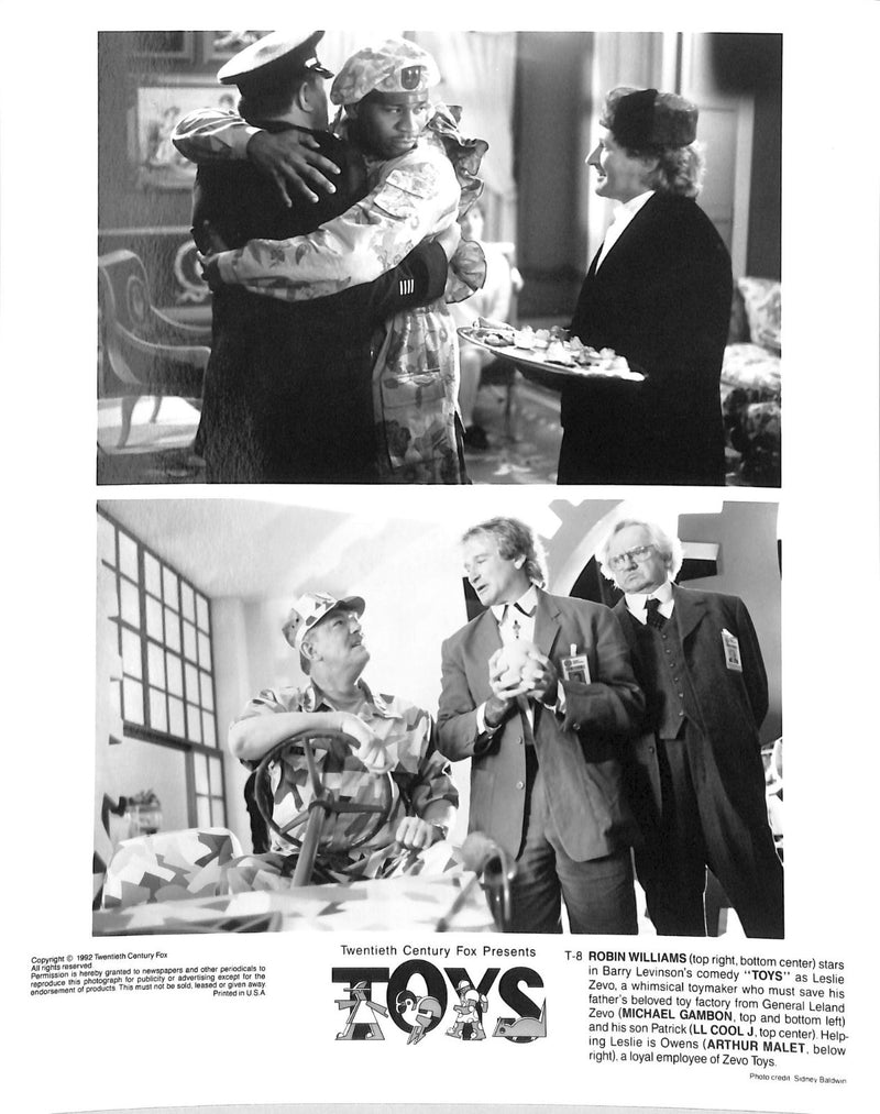 Toys (1992) 4 Movie Still Set 8x10