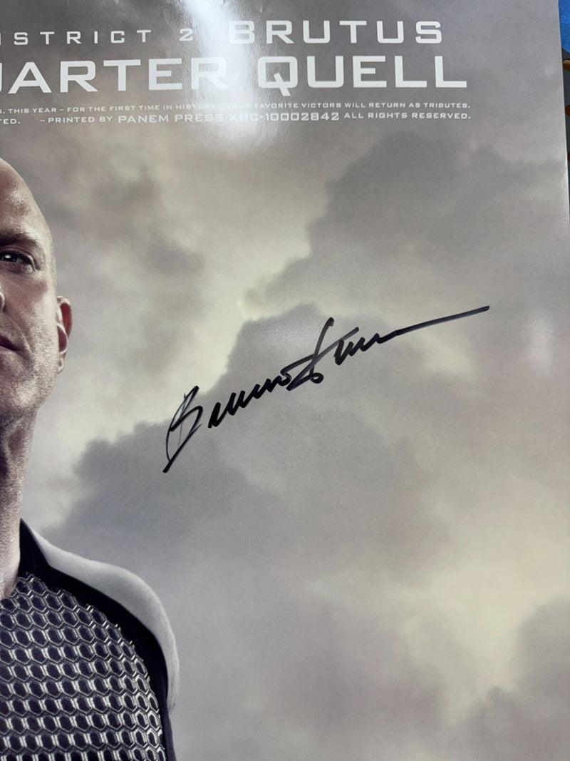 The Hunger Game: Catching Fire (2013) Brutus Signed Original Movie Poster 27x40