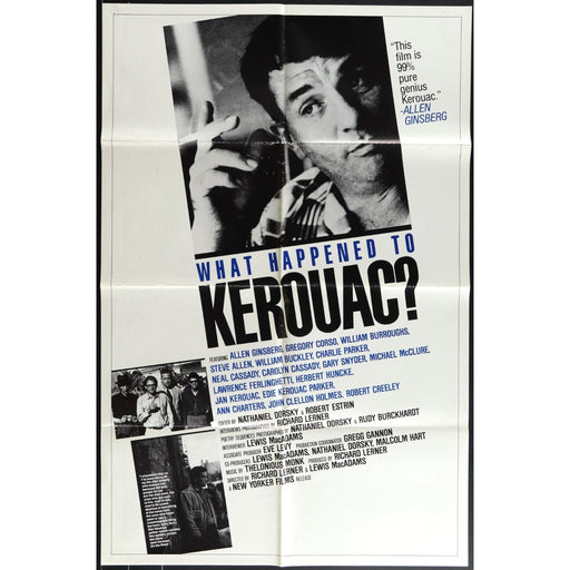 What Happened to Kerouac? (1986) Original Movie Poster 27x41 Folded