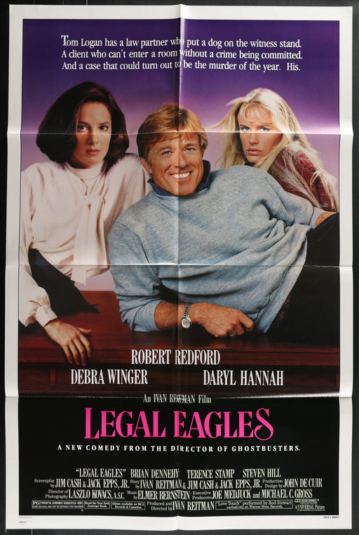 Legal Eagles (1986) Original Movie Poster Folded 27x41