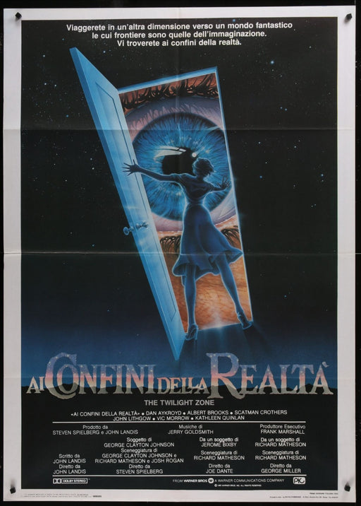 The Twilight Zone (1983) Original Italian 1P Movie Poster 39x55