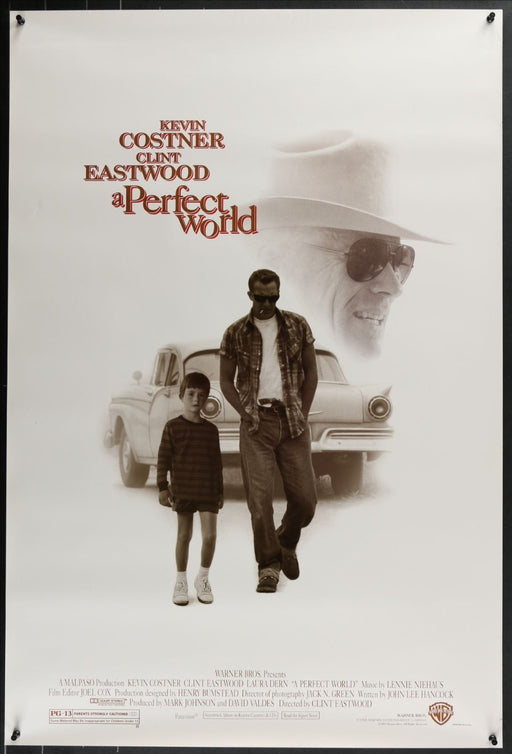 A Perfect World (1993) Original Single-sided Movie Poster Rolled 27x40