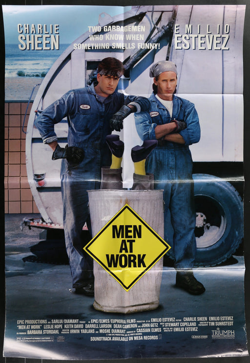 Men at Work (1990) Original Movie Poster Rolled 27x41