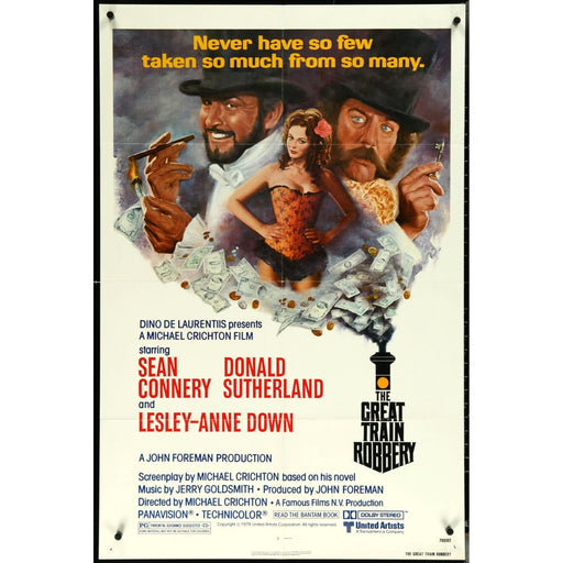 The Great Train Robbery (1978) Original Folded Movie Poster 27x41 EM4-103