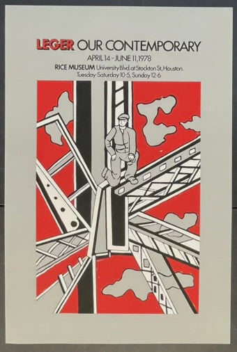 Léger: Our Contemporary (1978) Art Exhibition Poster 20x30