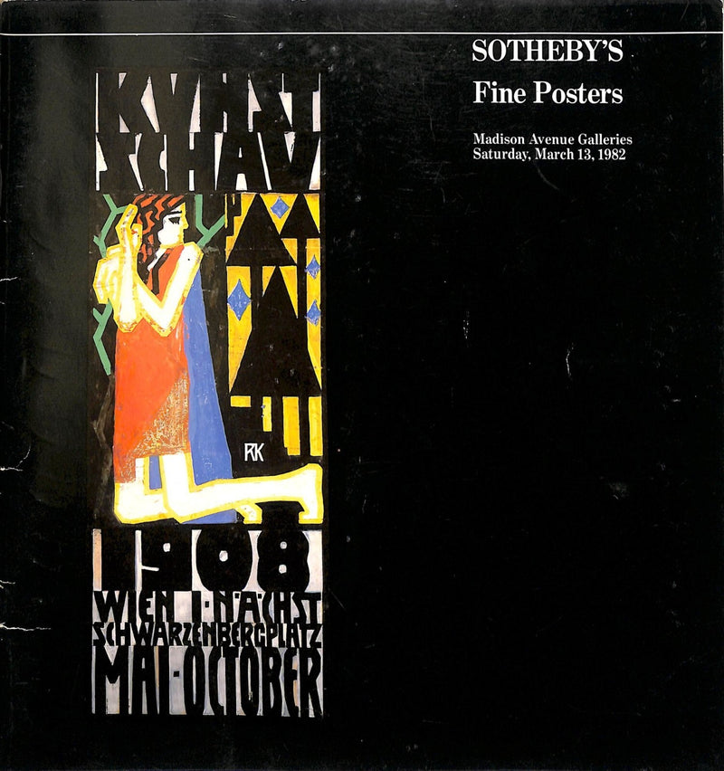 Sotheby's Fine Posters Art Auction Catalog March 13, 1982
