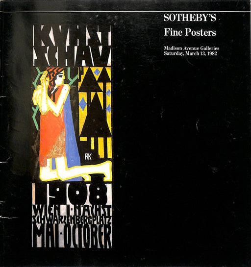 Sotheby's Fine Posters Art Auction Catalog March 13, 1982