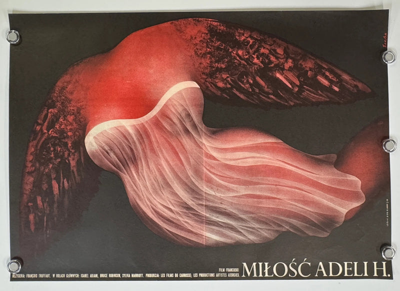 The Story of Adele H. (1975) Original Polish Movie Poster 26x38