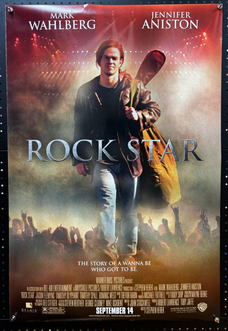 Rock Star (2001) Double-Sided, Original Rolled Poster 27x40