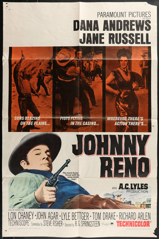 Johnny Reno (1966) Original Western Movie Poster F 27x41