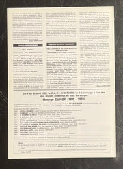 CAC Voltaire – Littérature et Cinéma (1989) Original Poster 8.25x11.75