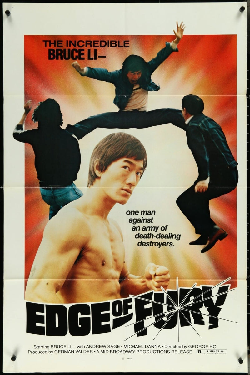 Edge of Fury (1978) Original Movie Poster Folded 27x41