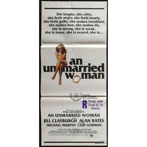 An Unmarried Woman (1978) Original Australian Daybill Movie Poster