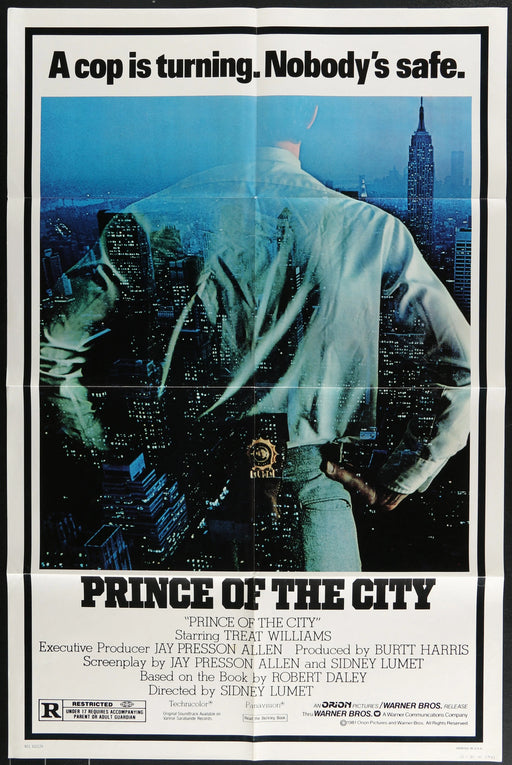 Prince of the City (1981) Original Movie Poster Folded 27x41