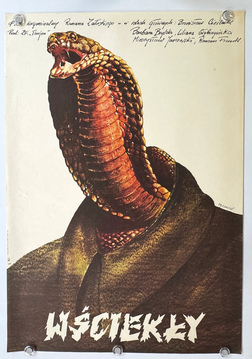 Maddened (1980) Original Polish Movie Poster 26x38