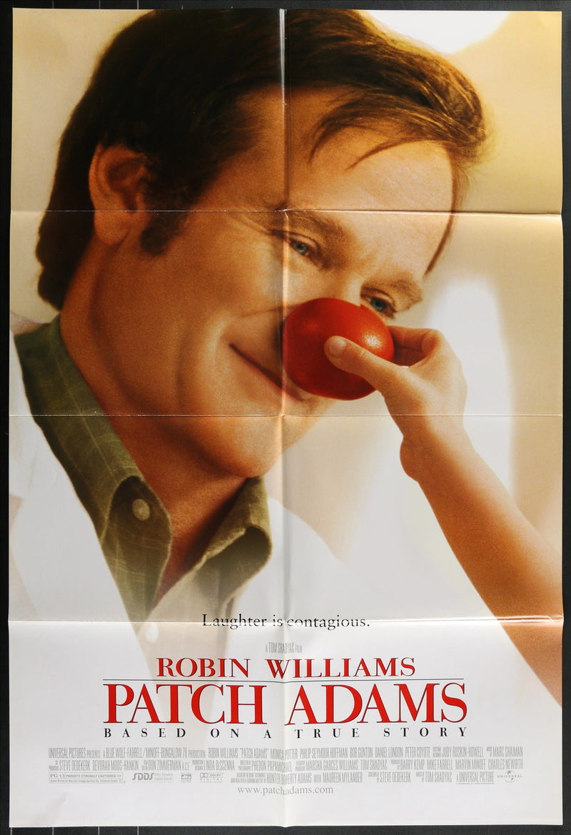 Patch Adams (1998) Original Movie Poster Folded 27x40