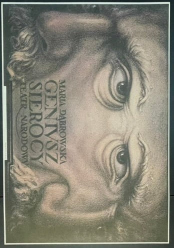 Genialny Sieroczy (1984) Original Polish Theater Poster 25x37