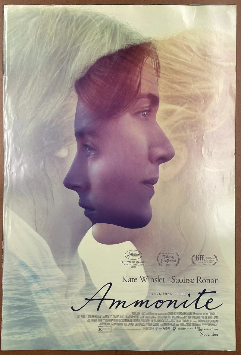 Ammonite 2020 Original Movie Poster 27x40 DS Kate Winslet Saoirse Ronan
