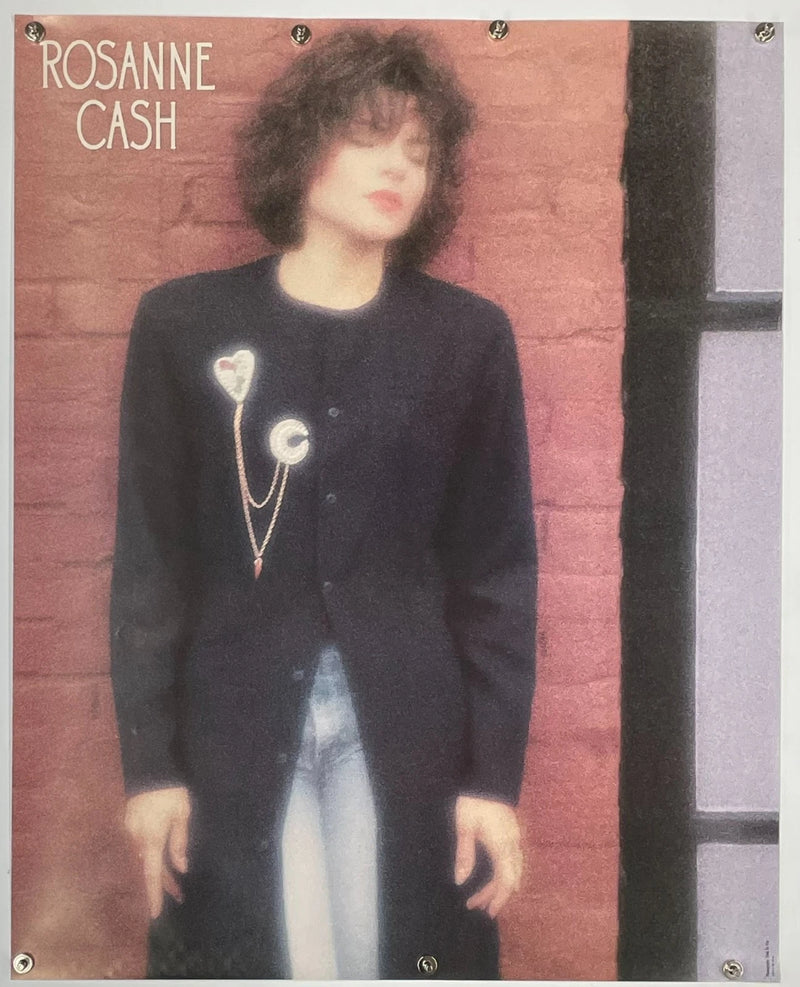 Rosanne Cash Vintage Promotional Poster 1980s Country Music 23x29