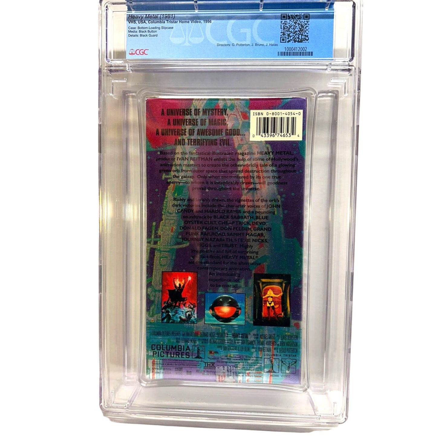 Heavy Metal VHS CGC Graded 9.4 Sealed A++