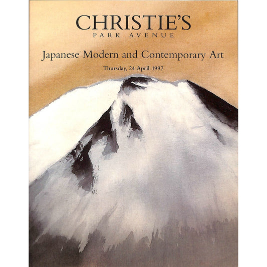 Christie's Japanese Modern and Contemporary Art Auction Catalog 24 April 1997