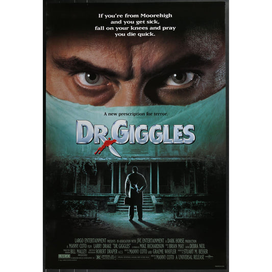 Dr. Giggles (1992) Original Single-sided Movie Poster Rolled 27x40