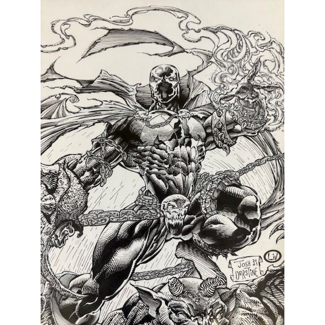 Joshua Derstine/John Livesay Spawn Original Artwork 11x17
