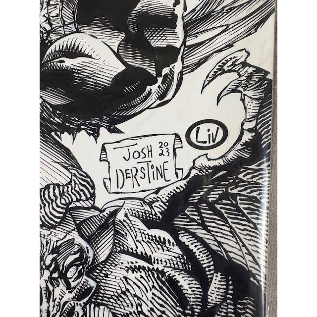 Joshua Derstine/John Livesay Spawn Original Artwork 11x17