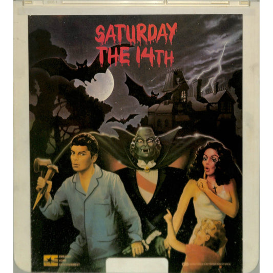 Saturday the 14th (1981) CED RCA SelectaVision TESTED WORKING