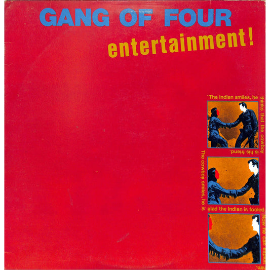 Gang of Four - Entertainment! Vinyl Record BSK 3446