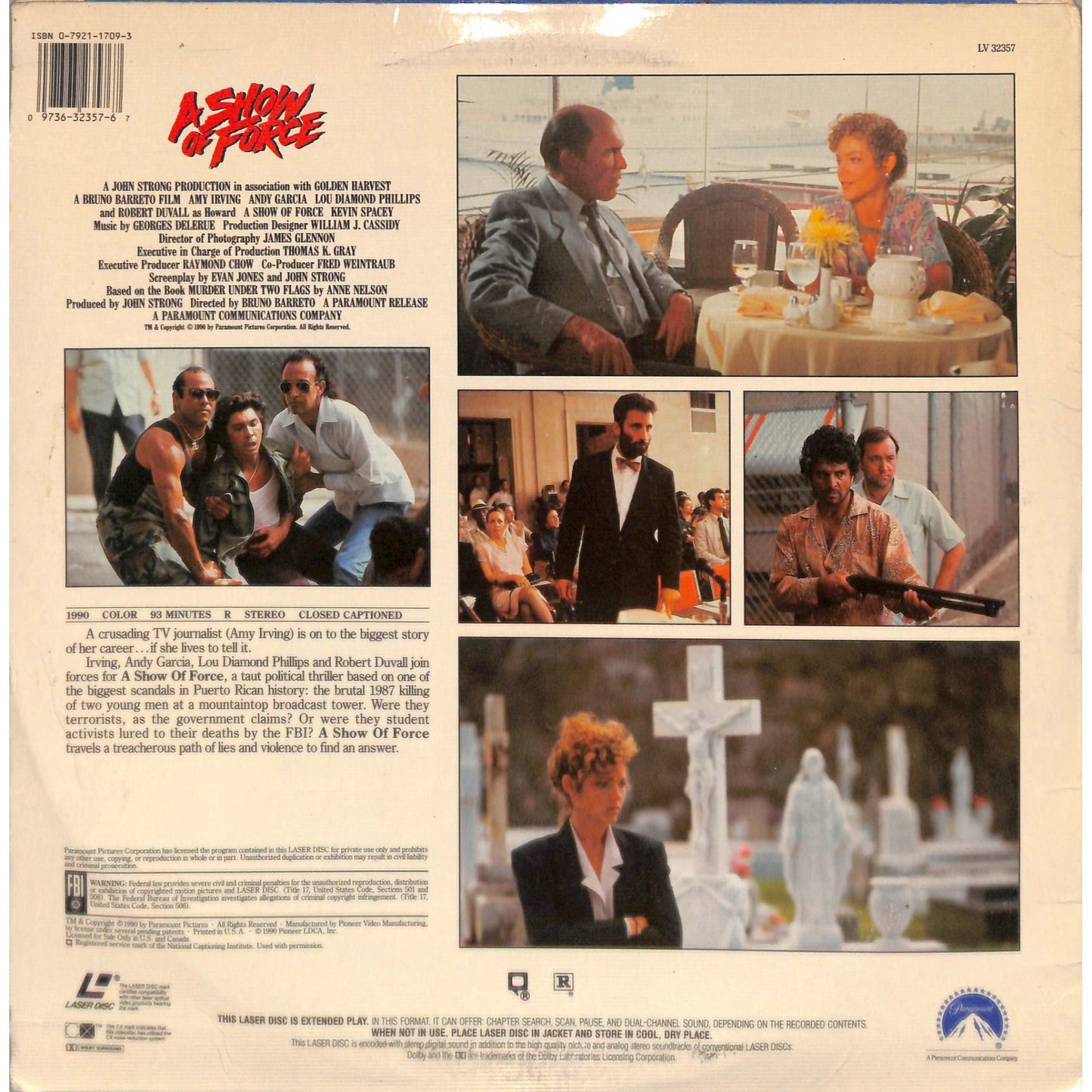 A Show of Force (1990) Laserdisc