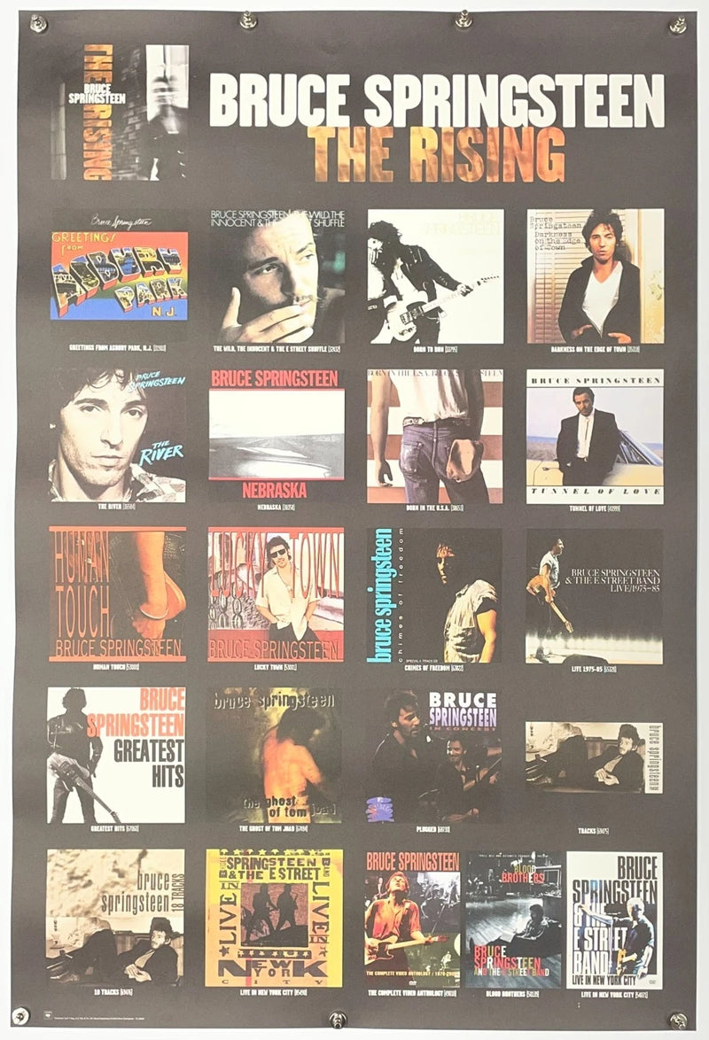 Bruce Springsteen The Rising 2002 Album Poster Double Sided 24x36