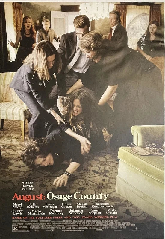 August Osage County 2013 Original Movie Poster 27x40 DS Streep Roberts