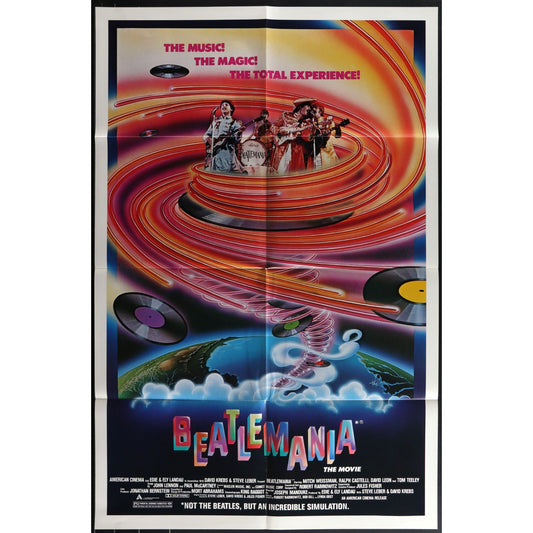 Beatlemania (1981) Original Movie Poster Folded 27x41
