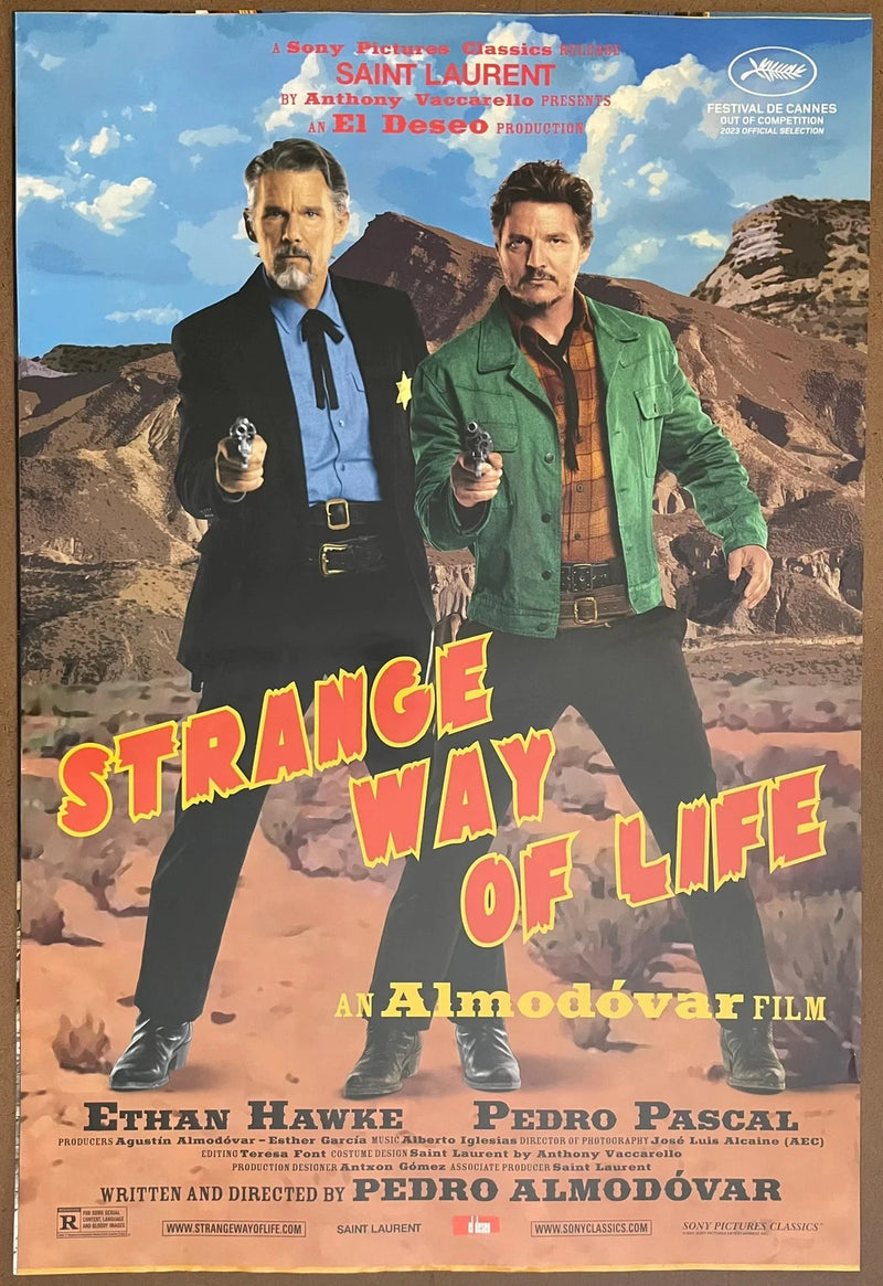 Strange Way of Life 2023 Original Movie Poster 27x40 Pedro Pascal Almodovar