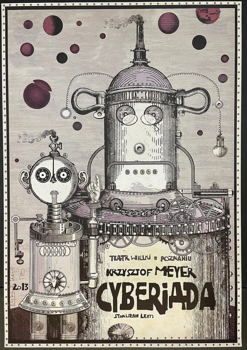 Cyberiada (2013) Original Polish Theatre Poster 27x38
