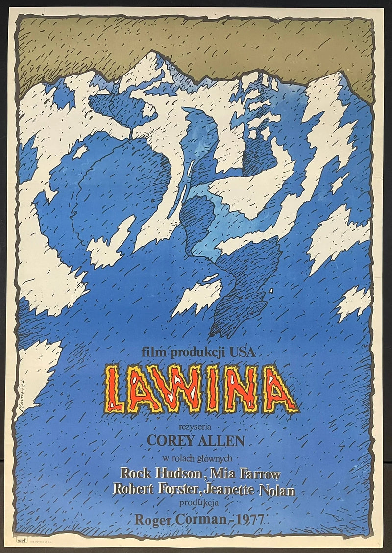 Lavinia (1977) Original Polish Poster 26x38