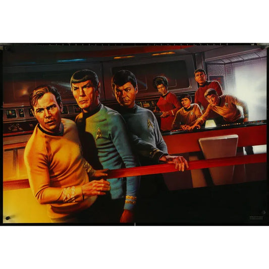 STAR TREK 25th Anniversary Set Cast Original Movie Poster 27x40