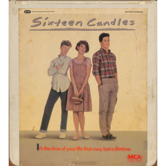 Sixteen Candles (1984) Vintage RCA CED Videodisc TESTED WORKING