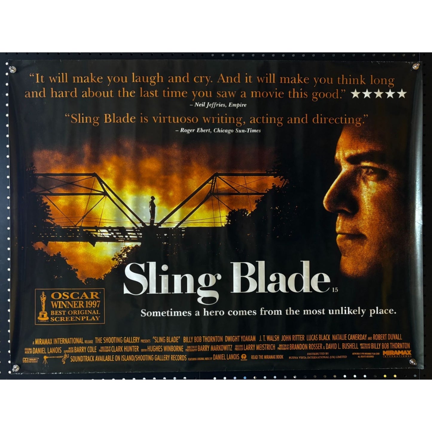 Sling Blade (1996) UK QUAD 30x40