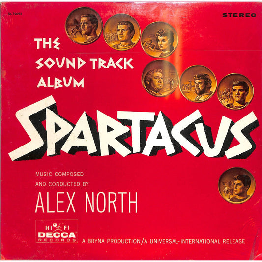 Alex North - Spartacus (The Soundtrack Album, 1960) Sealed Vinyl Record DL 79092