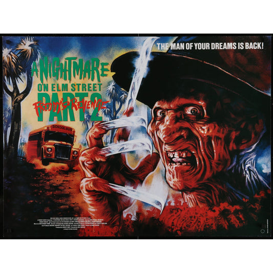 A Nightmare on Elm Street 2: Freddy's Revenge (1985) British Quad Movie Poster