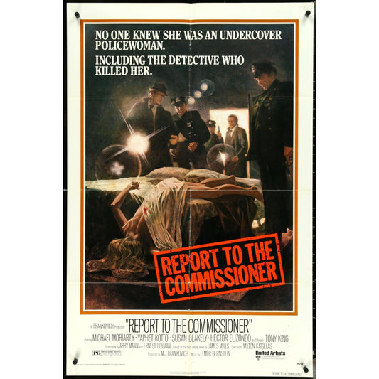 Report to the Commissioner (1975) Original Noir Movie Poster 27x41 Folded EM1A21